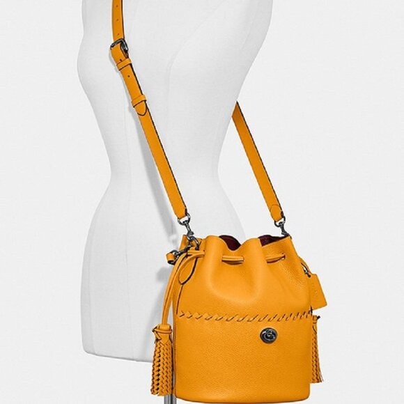 Coach Lora Bucket Bag Drawstring Purse - Picture 12 of 12